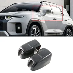 For Ssangyong Torres 2022 2023 2024 ABS Carbon Fiber Styling Door Mirror Overlay Rearview Mirror Cover Trim Car Accessories