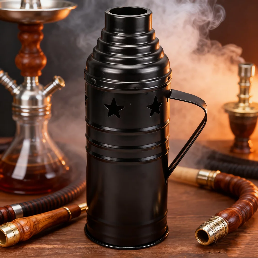 Star Patten Hookah Metal Wind Cover Shisha Sheesha Accessories