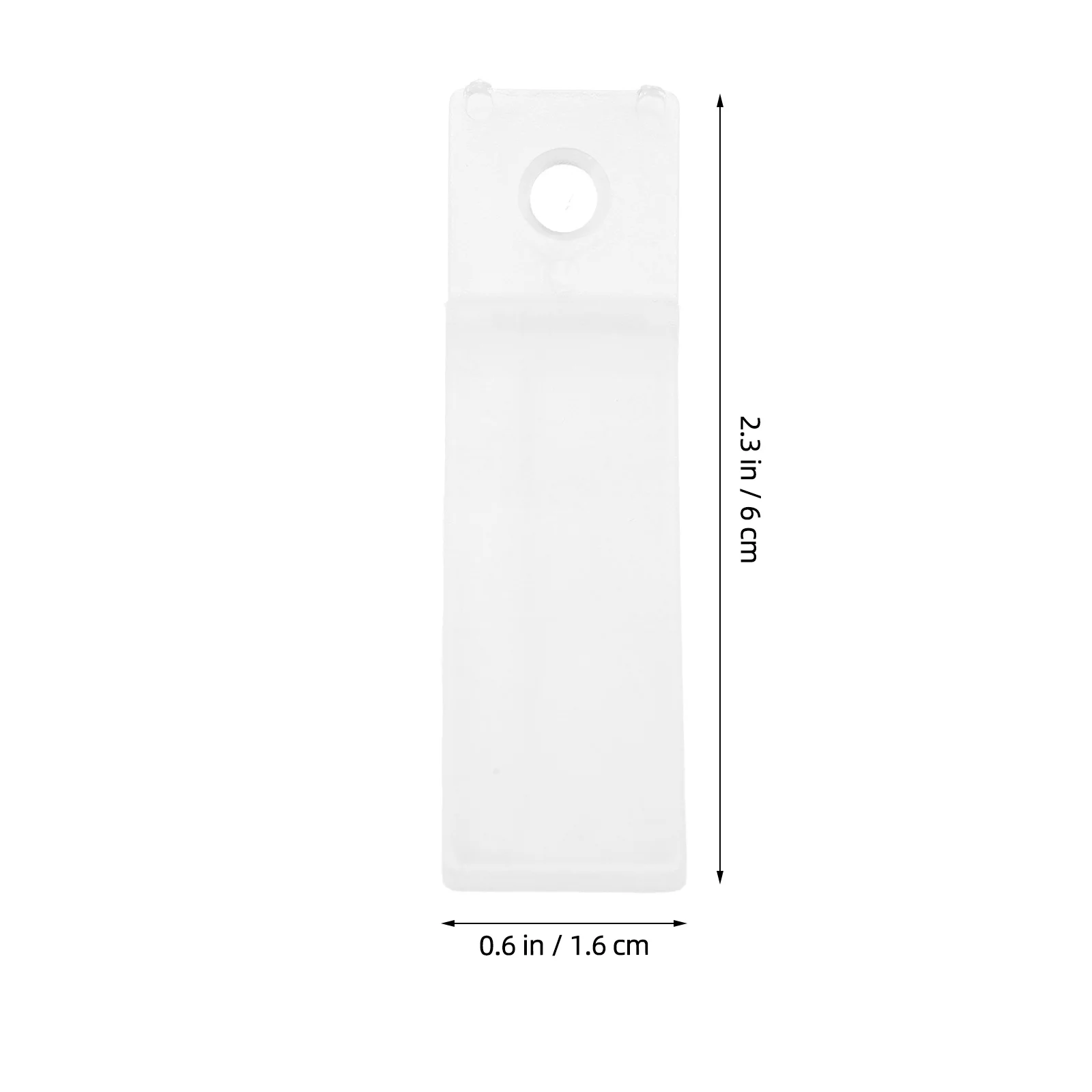 40-set doorzichtige plastic antislip rechthoek voor meubelbodemreparatietool Gemakkelijk te installeren stopt voor dressoir Plastic ladestoppers