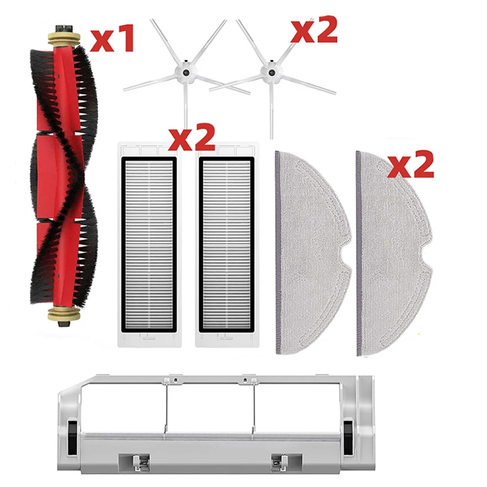 For Xiaomi Roborock S5 Max S50 S55 S5 S6 S6 MaxV S6 Pure E4 E5 Robot Vacuum Spare Parts Main Side Brush Hepa Filter Mop