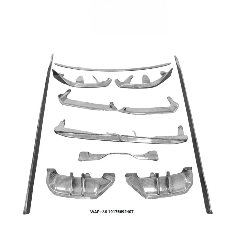Carbon Fiber M Sports Kit Upgrade MP Style Body Kit for 5 Series G60 Front Lip Side Skirt Diffuser Spoiler Accessories