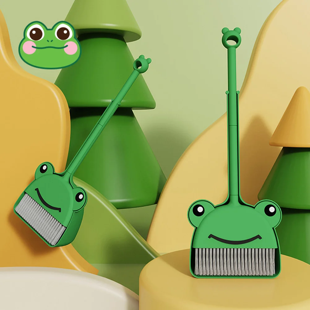 1 セット 1 セット子供用ほうきちりとりセットごっこ遊び家庭用掃除ツール幼児ハウスキーピングプレイセット小さな掃除ツール用