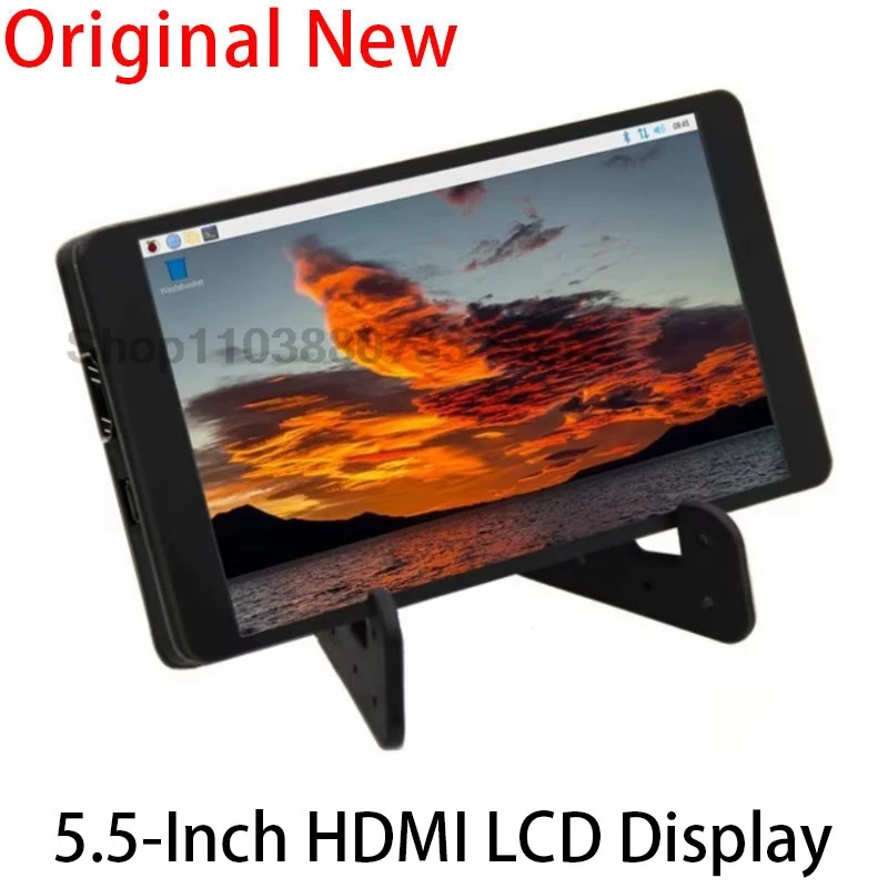 5.5 inch 1920x1080 IPS HD Display Monitor HDMI-compatible for Raspberry Pi 3B/4B/game console 5.5