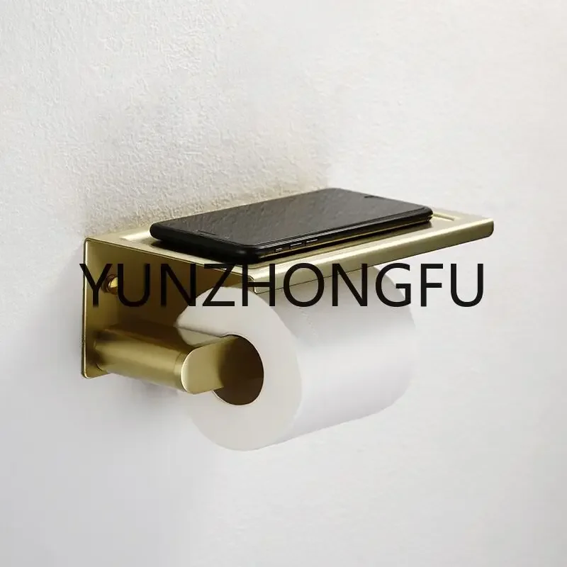 Modern Design Wall-Mounted Chrome Bathtub Set 304 Stainless Steel Closestool Golden Bathroom Accessories Set