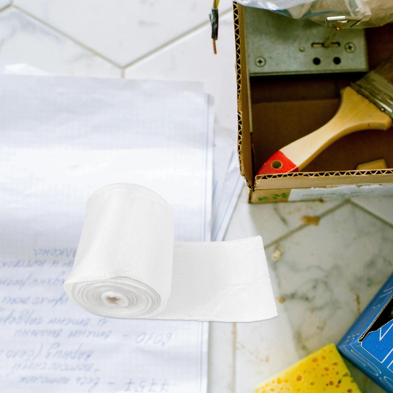 Rollo de tela de fibra de vidrio, cinta de refuerzo tejida no adhesiva de 3000x10 para reparación de costuras de barcos, rollo de tela de fibra de vidrio moldeado