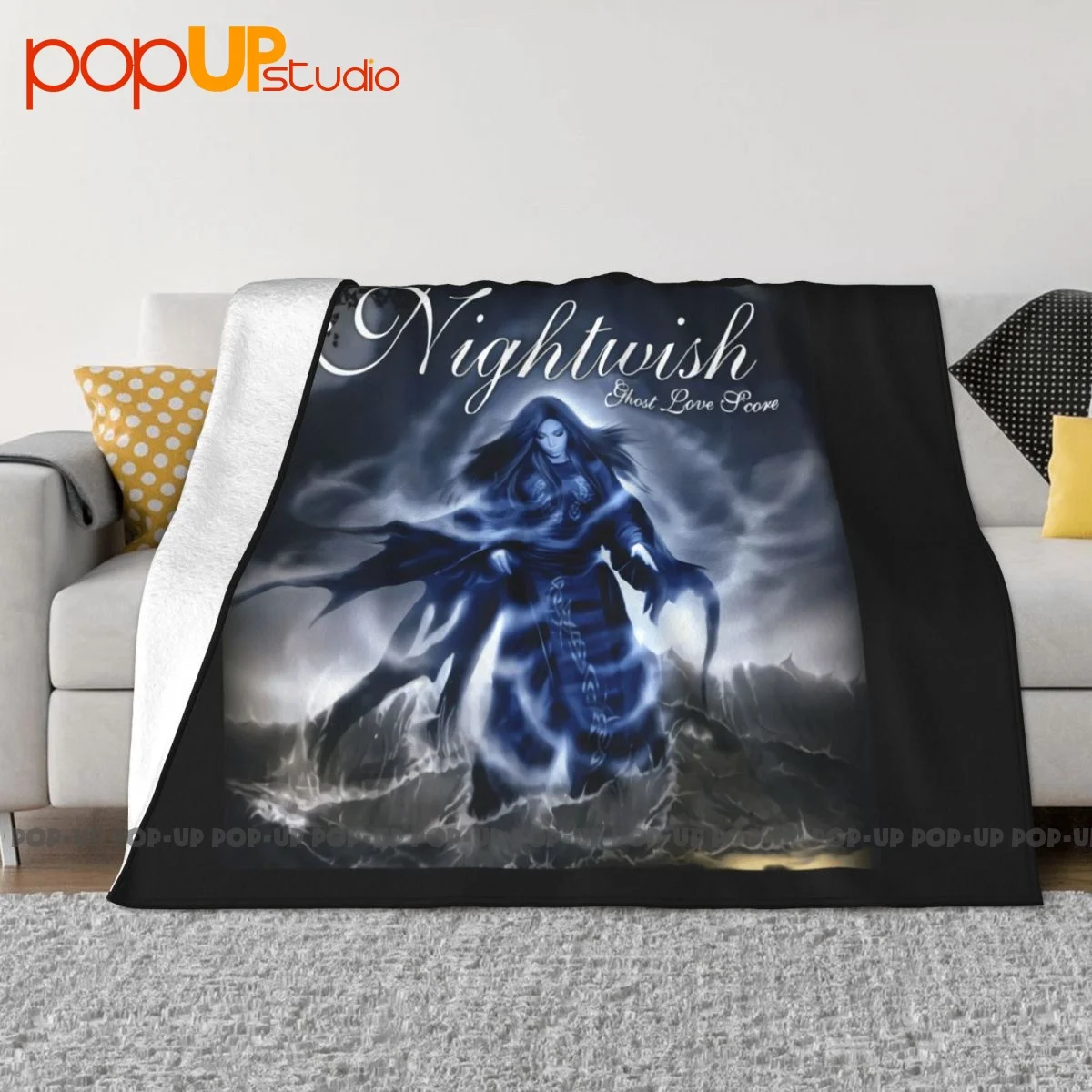 Nightwish Ghost Love Score Muisic Blanket Casual Four Seasons Mechanical Wash