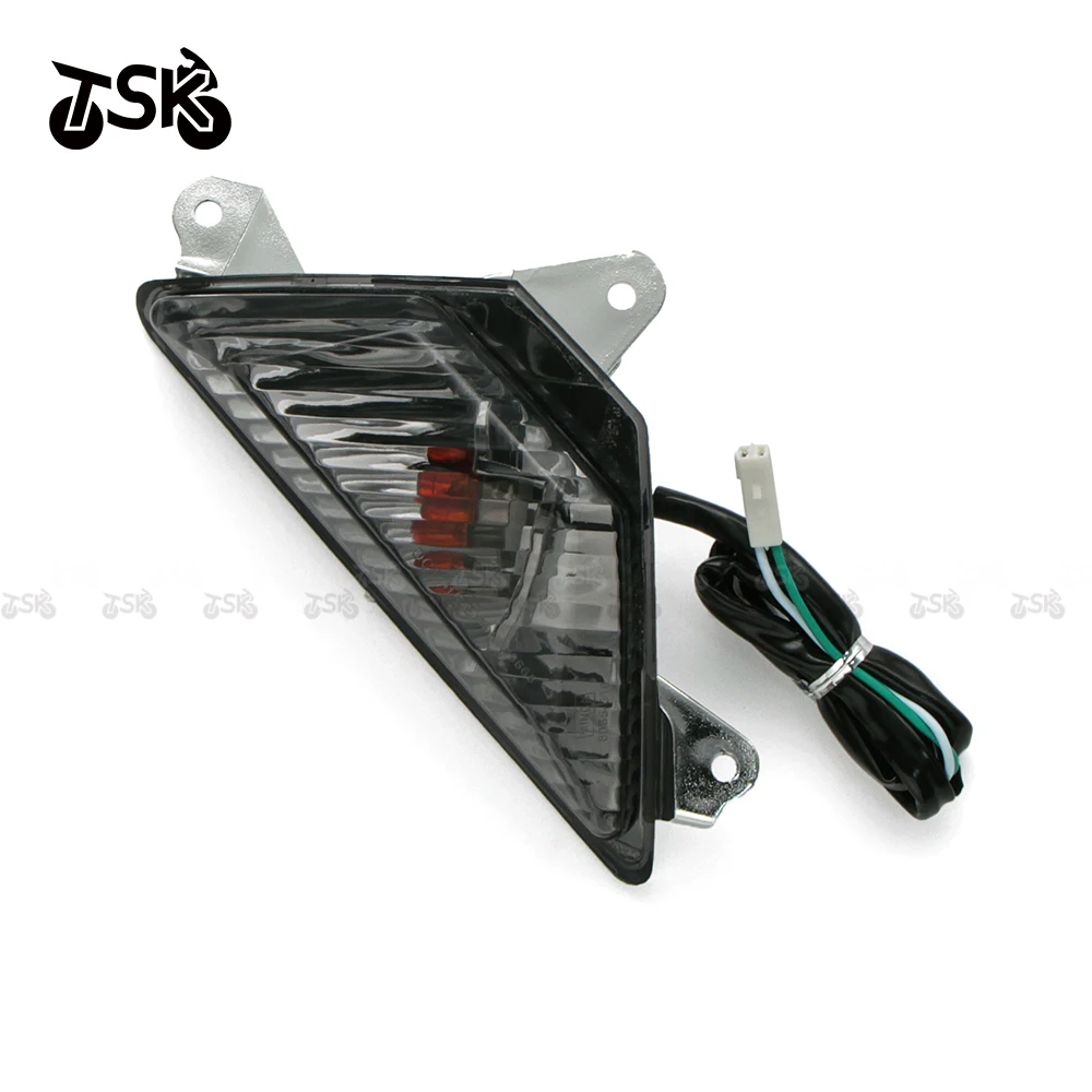لكاواساكي نينجا 250 300 400 650 1000/SX Z1000SX ZX-6R ER-6F ZX 636 اكسسوارات 2 قطعة دراجة نارية الجبهة بدوره مصباح إشارة