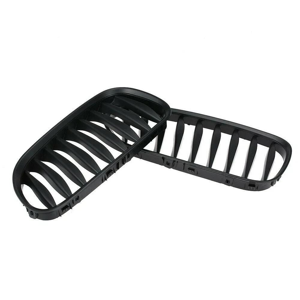 For BMW Z4 E85 E86 2003–2008 2x Car ABS Grille Front Kidney Grill Single Line Style 51117117757 51117117758 Accessories Parts view 4
