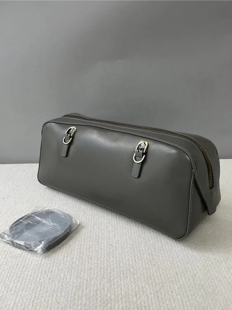 Fashion Women British Style Versatile Zipper Casual Solid Color Single Shoulder Underarm Handbag Designer Female Crossbody Bag