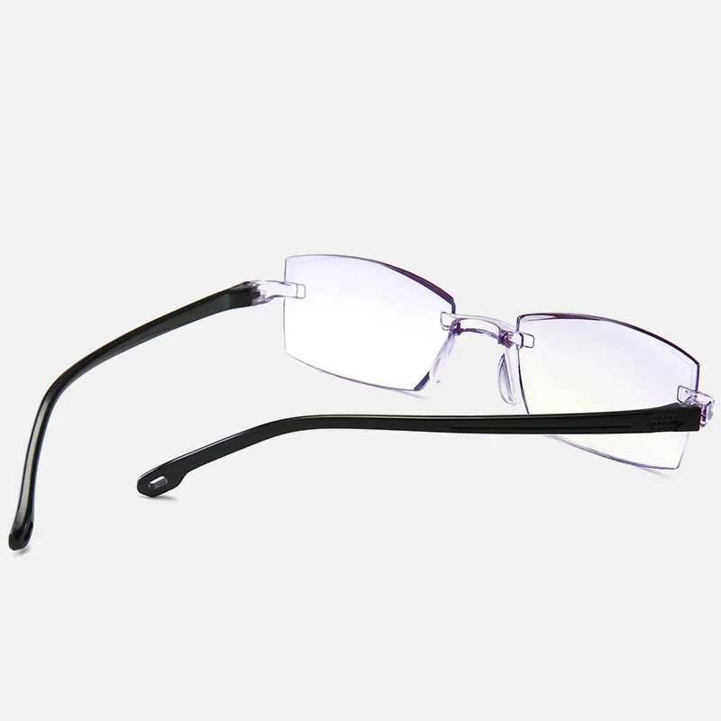 Elderly Smart Zoom Anti-blue Light Reading Glasses Fashion Anti-radiation Reading Glasses Far and Dual-use frameless Glasses