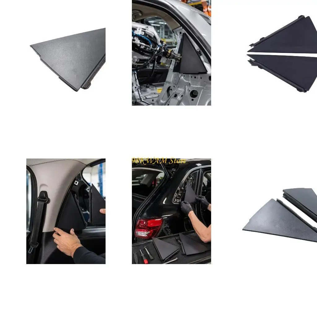1 Pair 838302L000 838402L000 Side Window Triangle Panel Rear Window Trim Covers For FD 2008-2011 Left Right 68UF