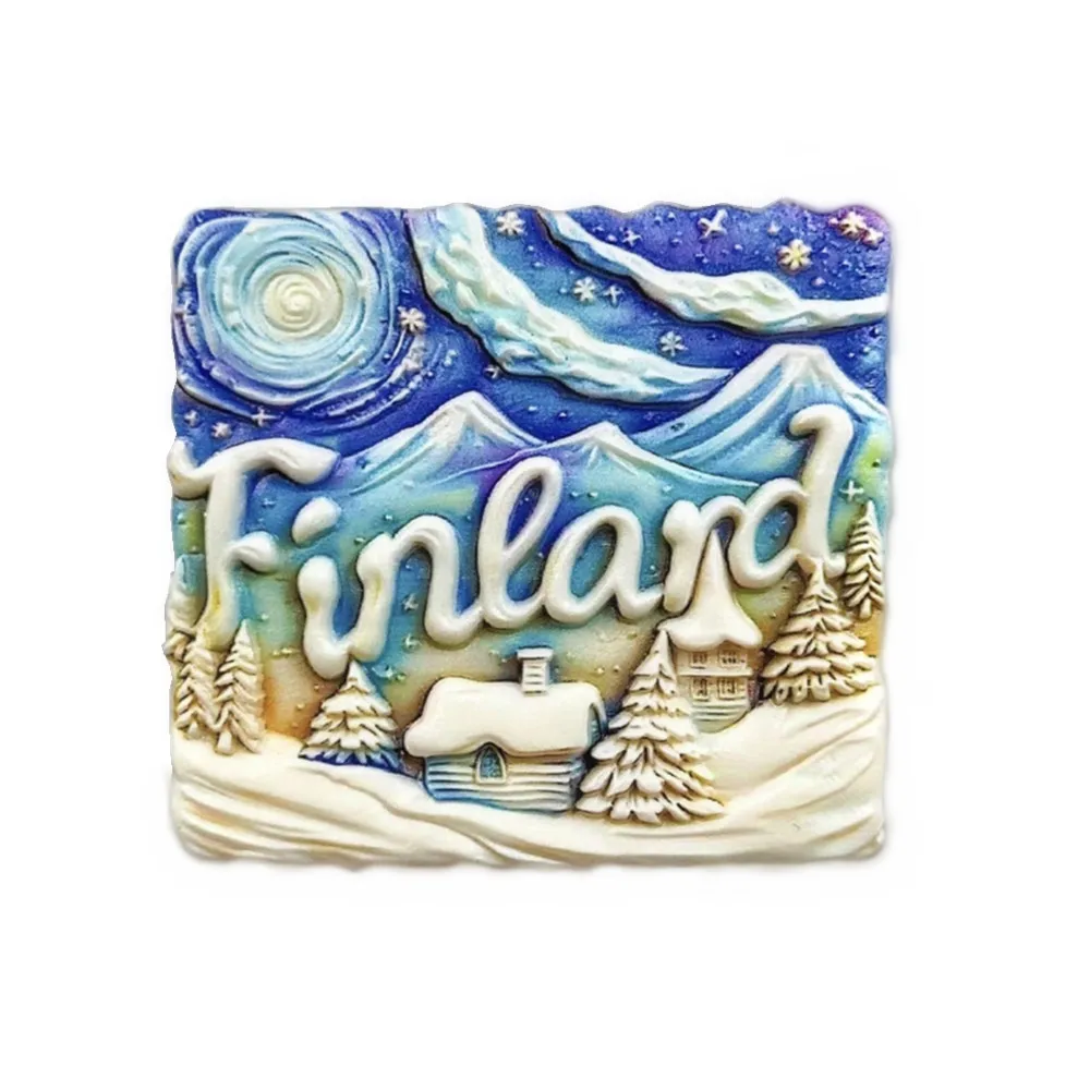 

Europe Finland Resin 3D Fridge Magnets Tourism Souvenir Refrigerator Sticker Handicraft Gift Decoration Articles