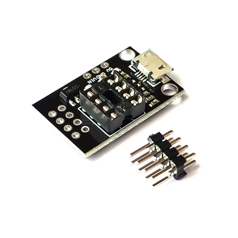 T42 ATtiny13A / ATtiny25 / ATtiny45 / ATtiny85 Pluggable ATTINY Development Programming Bare Board