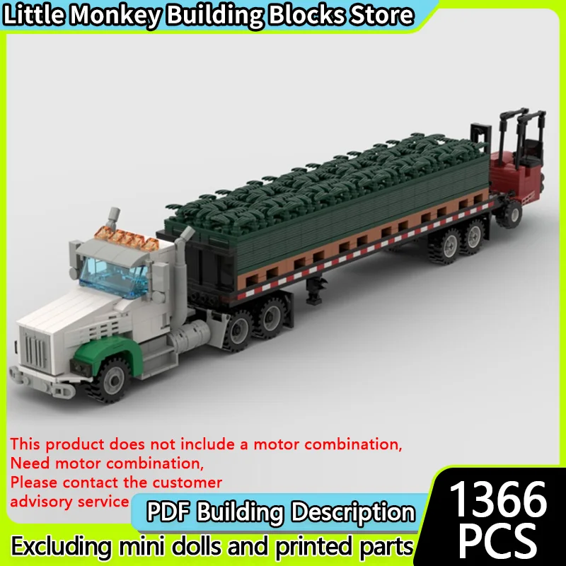 

City Car Model MOC Building Bricks Classic Transport Delivery Truck Modular Technology Children Holiday Gifts Assemble Toys Suit