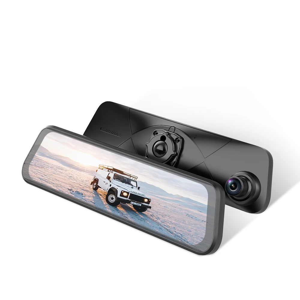 New Ai Mirror Streaming Car Recorder Wireless Carplay Android Auto Dual CPU Dash Camera With BSD for Toyota