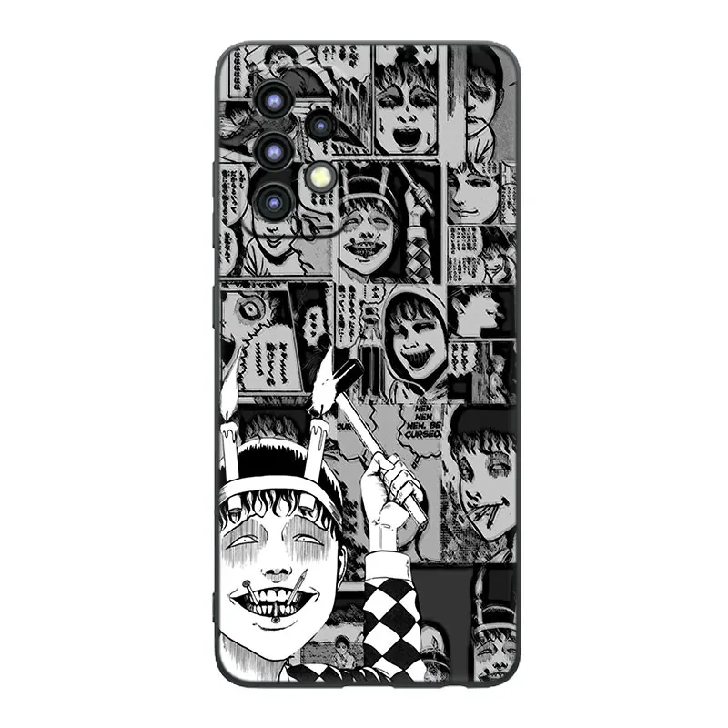 Junji Ito Tees Horror Case For Samsung Galaxy A04S A04E A12 A13 A14 A22 A23 A32 A33 A34 A50 A51 A52S A53 A54 A70 A71 A72 A73 5G