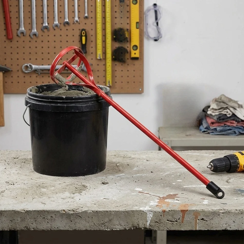 Mixing Rod for Power For Drills Compatible with Paints Adhesives Mortars Cement and Liquid DIY Formulations  Mixing