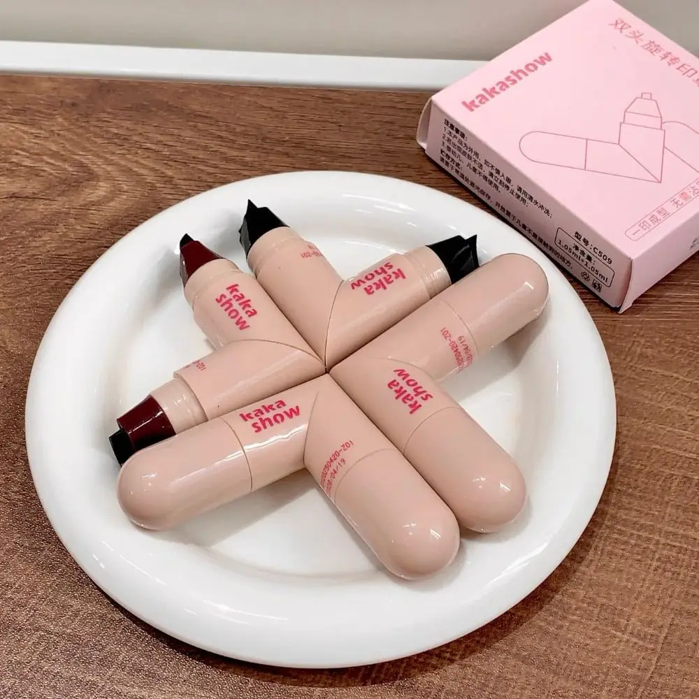 Neuer wasserdichter Eyeliner-Stempel, faltbar, schnell trocknend, Eyeliner-Stempel, langlebig, einfach zu bedienender Eyeliner-Stempelstift