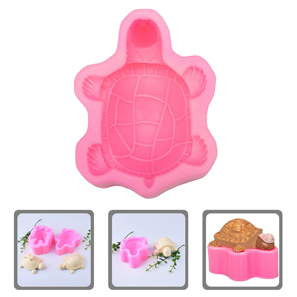 Turtle Silicone Mold Epoxy for DIY Three-dimensional Shape Casting Molds Crafts Making