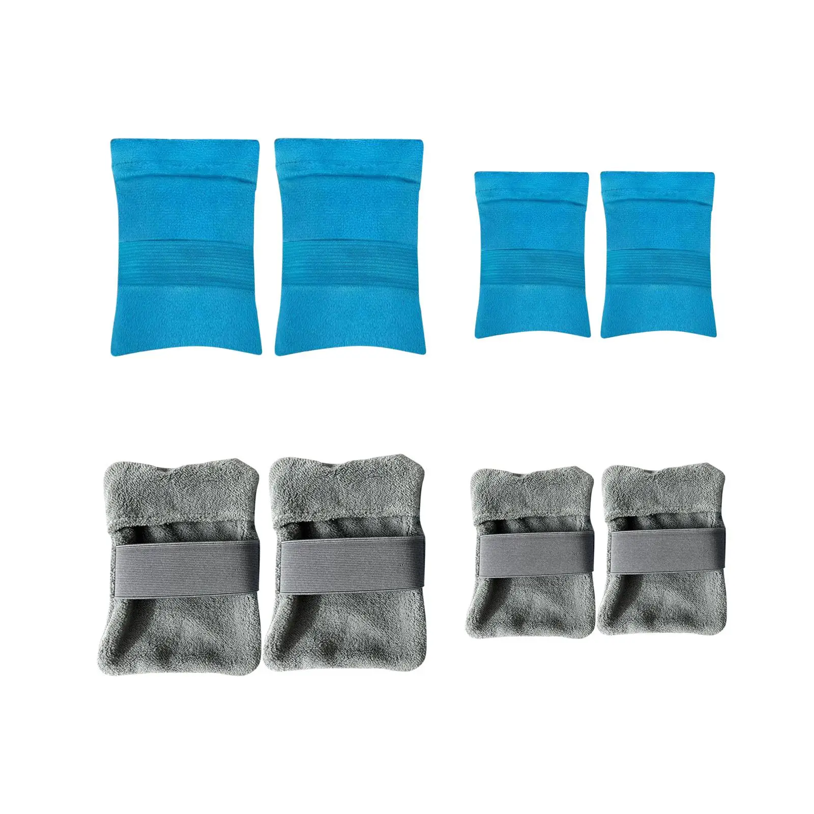 2 Pieces Sand Remover for Beach Reusable Sand Removal Mitten Elastic Band Pouch