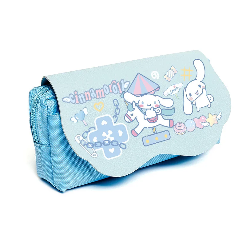 Anime Kawaii Sanrios My Melody Hellokittys Kuromi Cinnamoroll Kids Pencil Case Elementary School Students Stationery Box Pen Bag