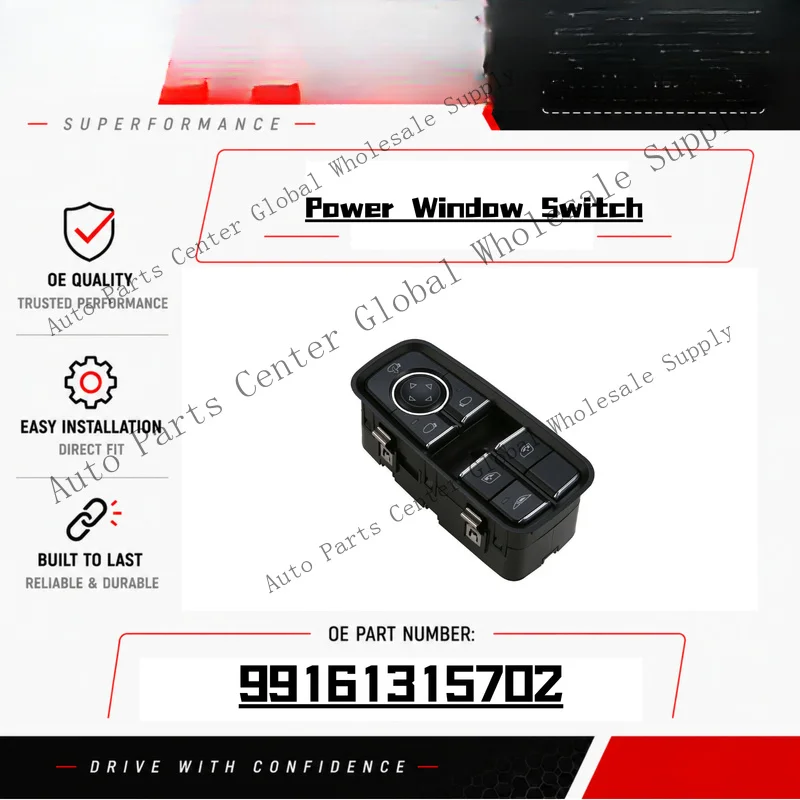 Z+ Driver Power Window Switch Power Folding For Porsche 911 12-19 99161315702