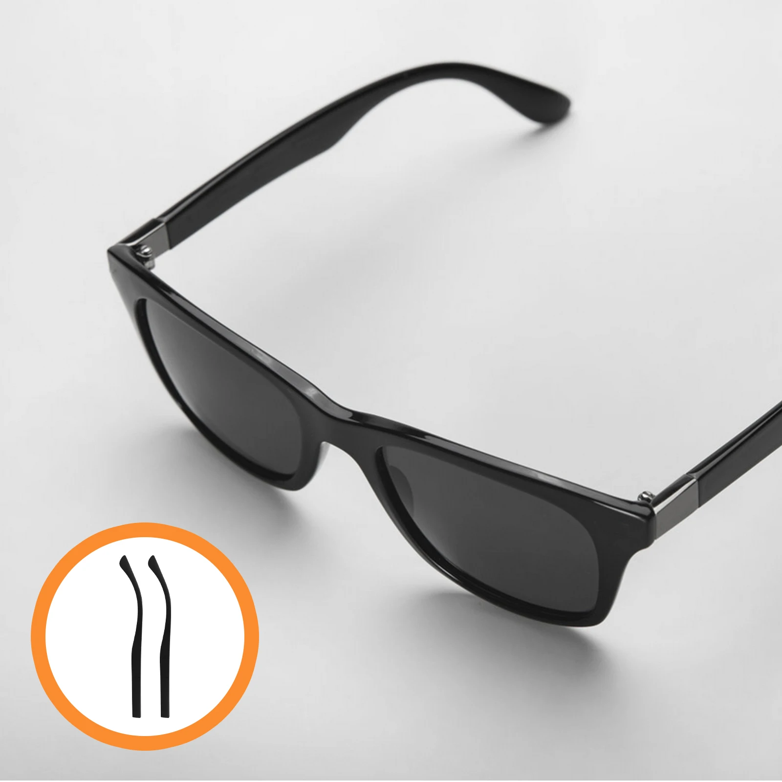 

Pair TR90 Eyeglasses Replacement Temple Metal Arm Repair Kit Suitable Most Glasses Sunglasses Reading Glasses Labor