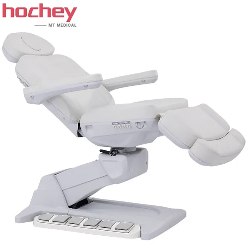 Imagen 1 del producto Sillón de Examen Médico Reclinable Estético con Motor 3/4, Personalizado en Negro, para Tatuajes, Spa, Masajes, Cosmética y Belleza