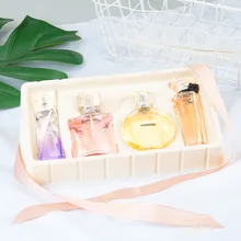 Women's Perfume Gift Set (4x25ml) Floral Fresh & Natural Scent with Pheromones High Quality De Mujer Fragrance Collection