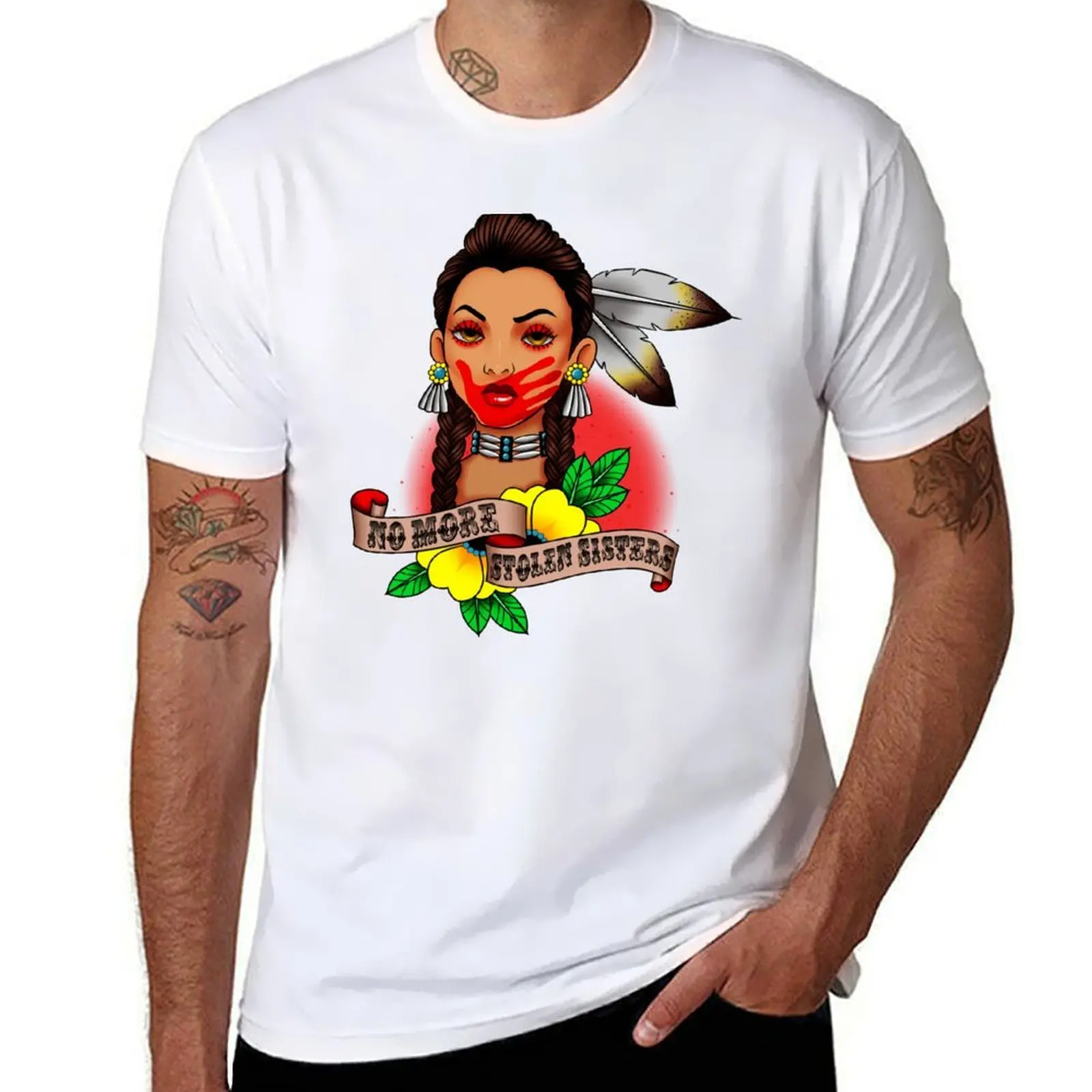 

No More Stolen Sisters T-Shirt man t shirt heavy cotton t shirts designer T-Shirt