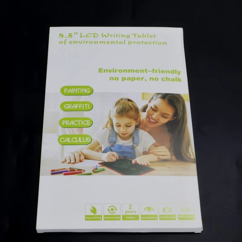 LCD-Schreibtablett für Kinder, wiederverwendbares magisches Zeichenbrett, Graffiti-Skizzenblock und Handschrifttafel, umweltfreundlich, pädagogisch – Detail 3