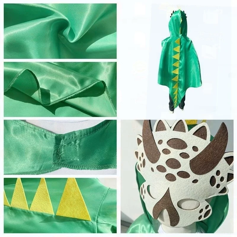 loween Dinosaur Costume Animal Role-plang eup Prop Performance Clothes Children's Outfit Traditional Chinese Stage Co...