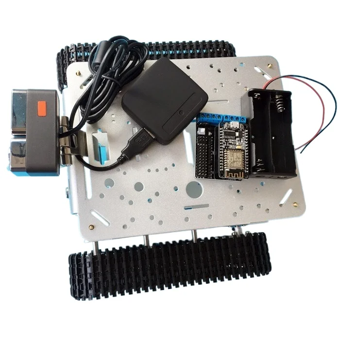 WiFi video remote control crawler chassis trolley video transmission control machine trolley