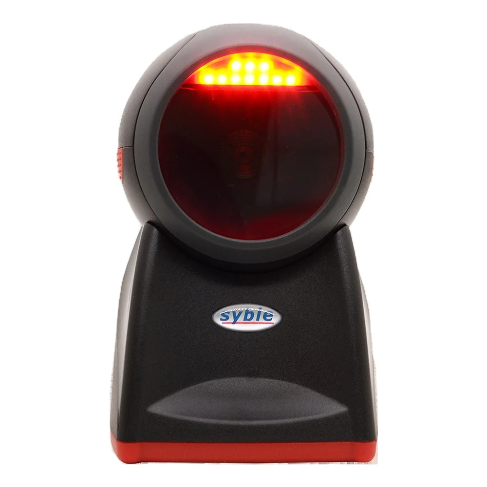 XB-8602H Syble Library Supermarket 2D QR Scanner Desktop Omnidirectional Barcode Scanner