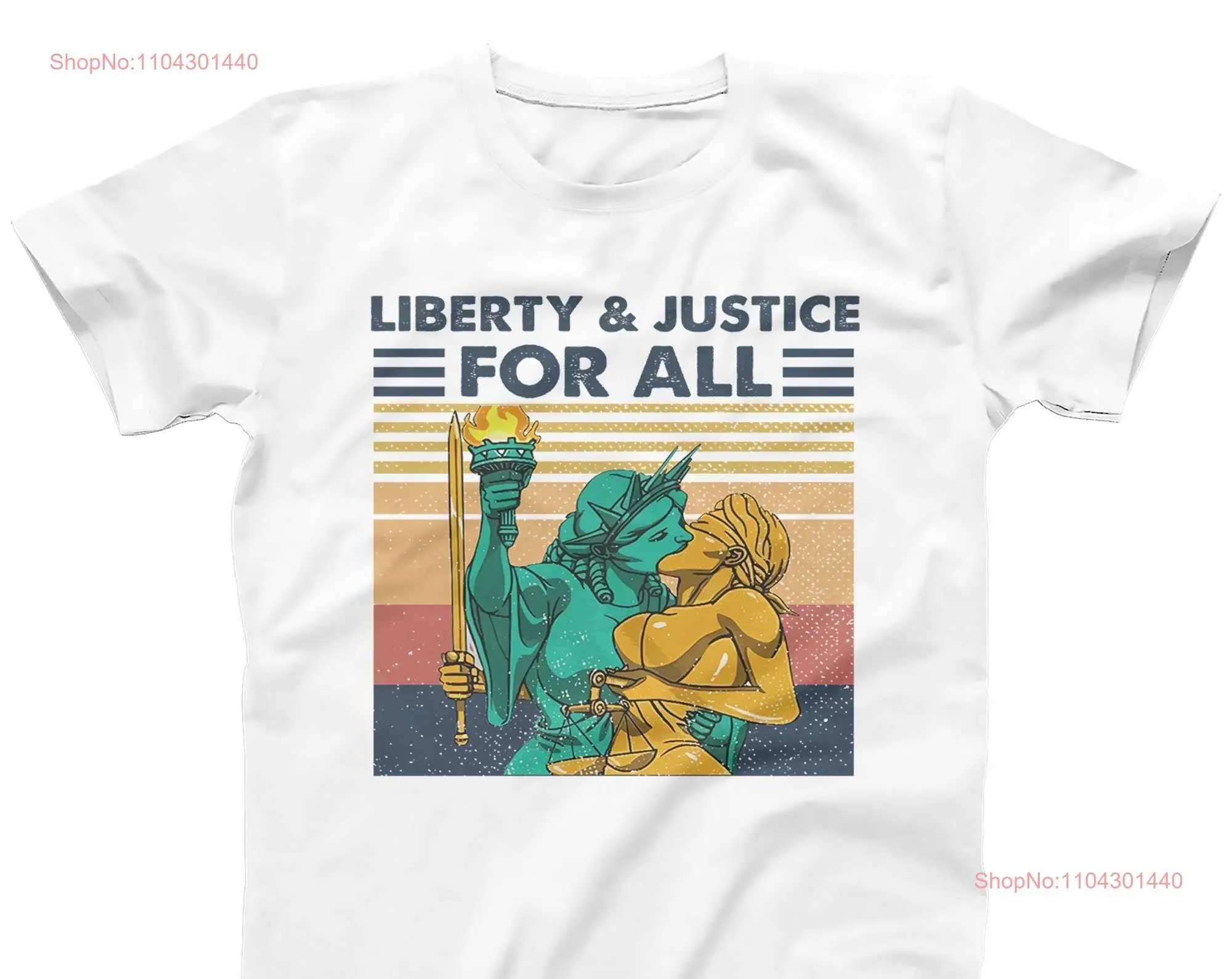 LGBT T shirt Liberty for Pride 2021 Kiss Freely Gay Also in Plus Sizes 3XL 4XL 5XL long or short sleeves