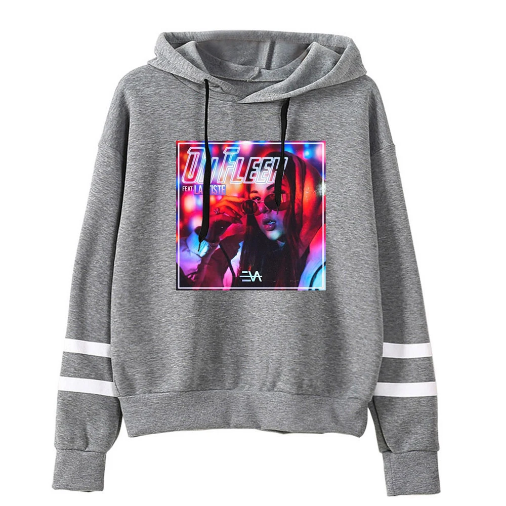 Sudaderas con capucha de Eva Queen para hombres y mujeres, sudadera de manga sin bolsillo, ropa de calle Harajuku, ropa de moda de cantante Pop, talla grande