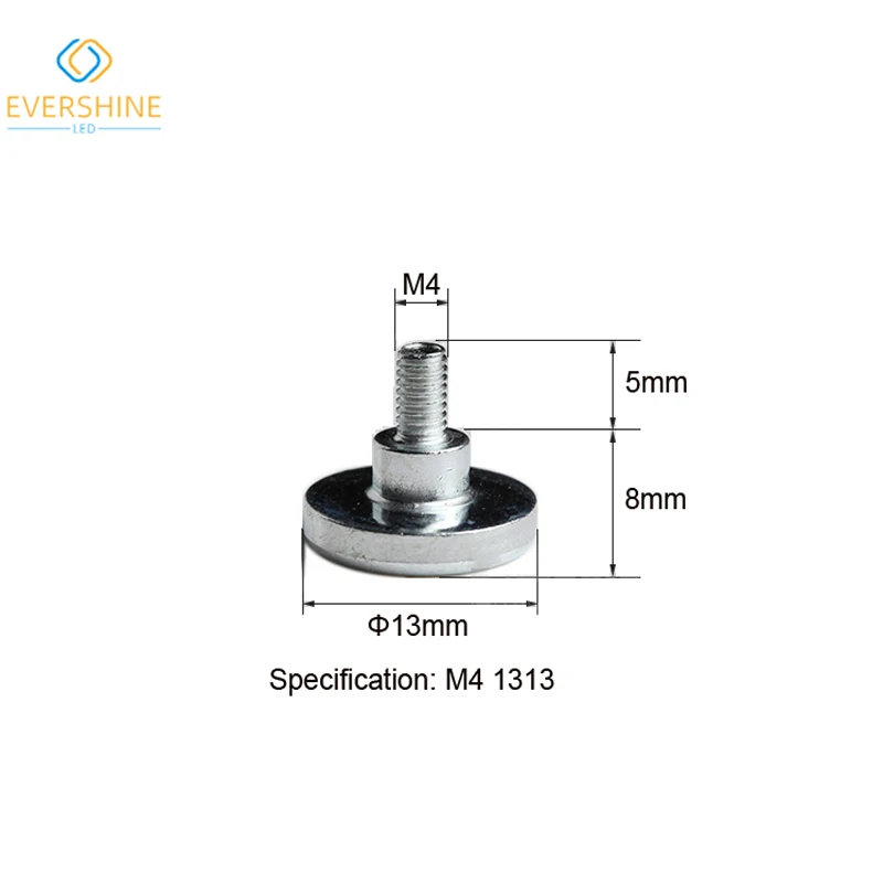 100Pcs/Lot M4 1313 Magnet Screws Magnetic Column For Outdoor P2.5 P3 P4 P5 P6 P8 P10 Led Display Screen