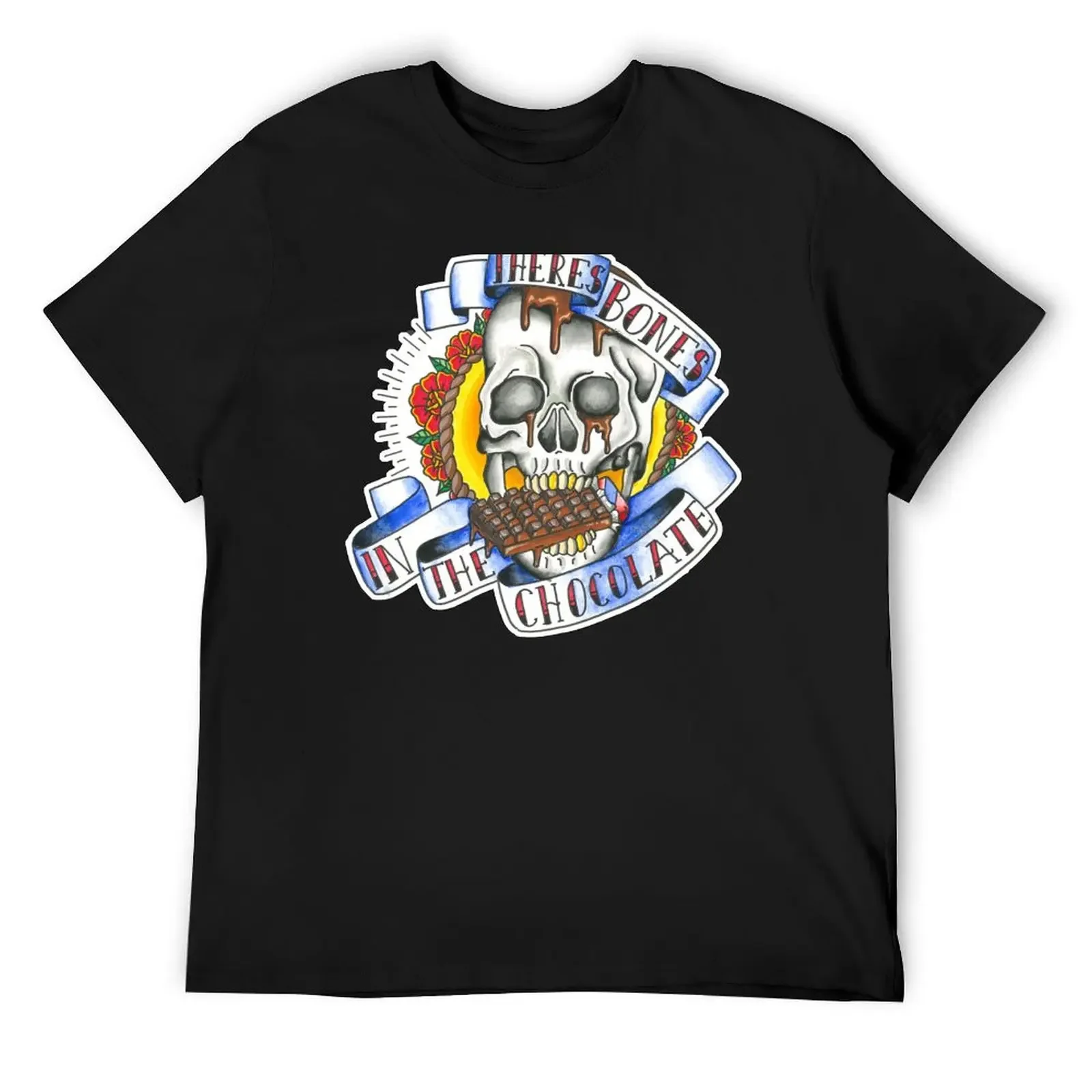 

Theres Bones in the chocolate. last podcast tattoo design T-Shirt customizeds heavyweights clothes mens t shirt graphic
