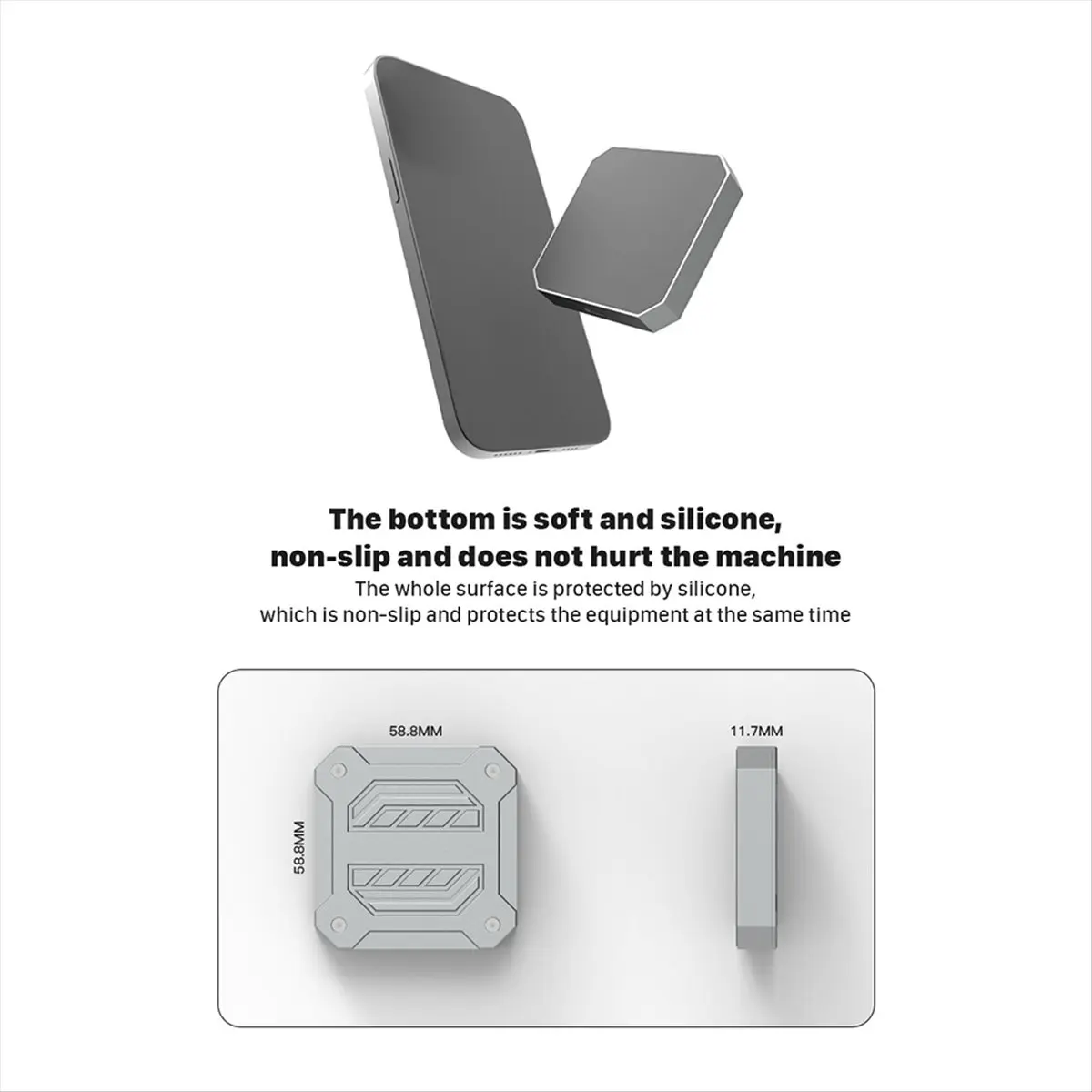 AA2038 Superior Magnetic Mini 2230 M.2 SSD Case NVMe Enclosure 10Gbps M.2 to USB Type C External Adapter for PCIe SSD B