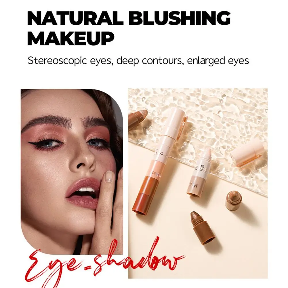 5 в 1, ленивые тени для век, блестящая подводка шелкопряда, ручка-хайлайтер, стойкие матовые тени для век, палочка для макияжа глаз, косметика для макияжа глаз