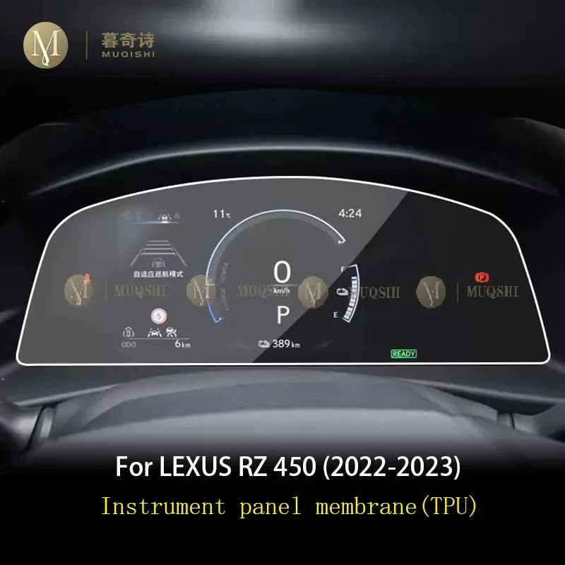 For Lexus RZ 450 2022-2023 Dashboared Protector Car Accessories Interior Speedometer Sticker transparent TPU Film refit PPF Film