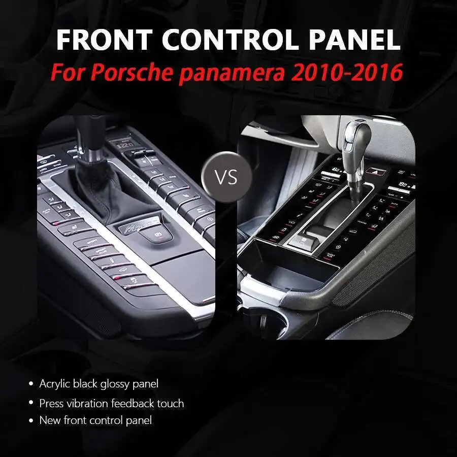 

Для Porsche Panamera 2010 2011 2013-2016 сенсорная ЖК-панель седла, центральная консоль автомобиля, панель переключения передач, аксессуары, легко установить