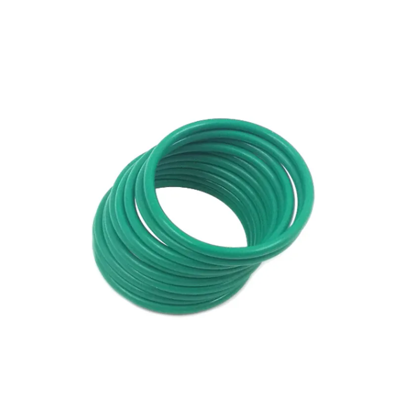 Dikte 4 mm Groen FKM Fluorrubber O-ringpakking OD 14-100 mm Ronde O-ringen Afdichtingsring Olie- en zuurbestendig