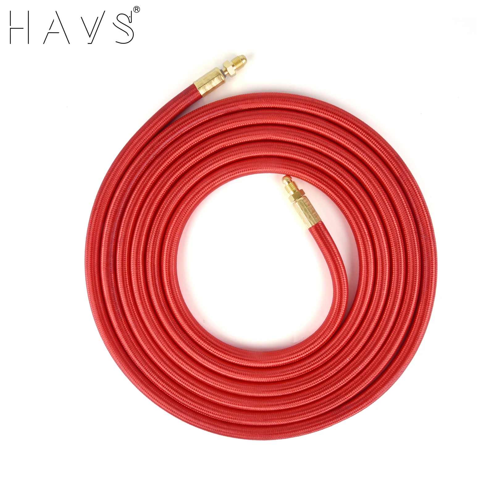 3.8m(12.5ft)/7.6m(25ft) TIG WP9 เชื่อมไฟฉาย Series w/ Dinse LDT-917F Connector สายไฟสีแดงท่อแก๊ส