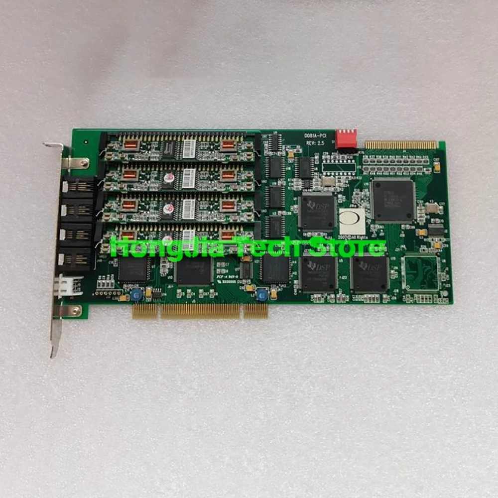 Perfect job D081A-PCI REV:2.5 DONJIN-DN081A-4F Voice cassette Four modules
