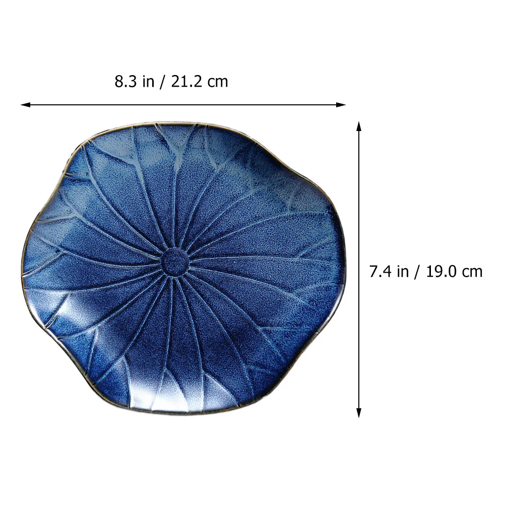 

1Pcs Ceramic Western Food Plate Retro Thick Edges Steak Pasta Dessert Fruit Salad Tray Dishwasher Oven Safe Ceramic Dish