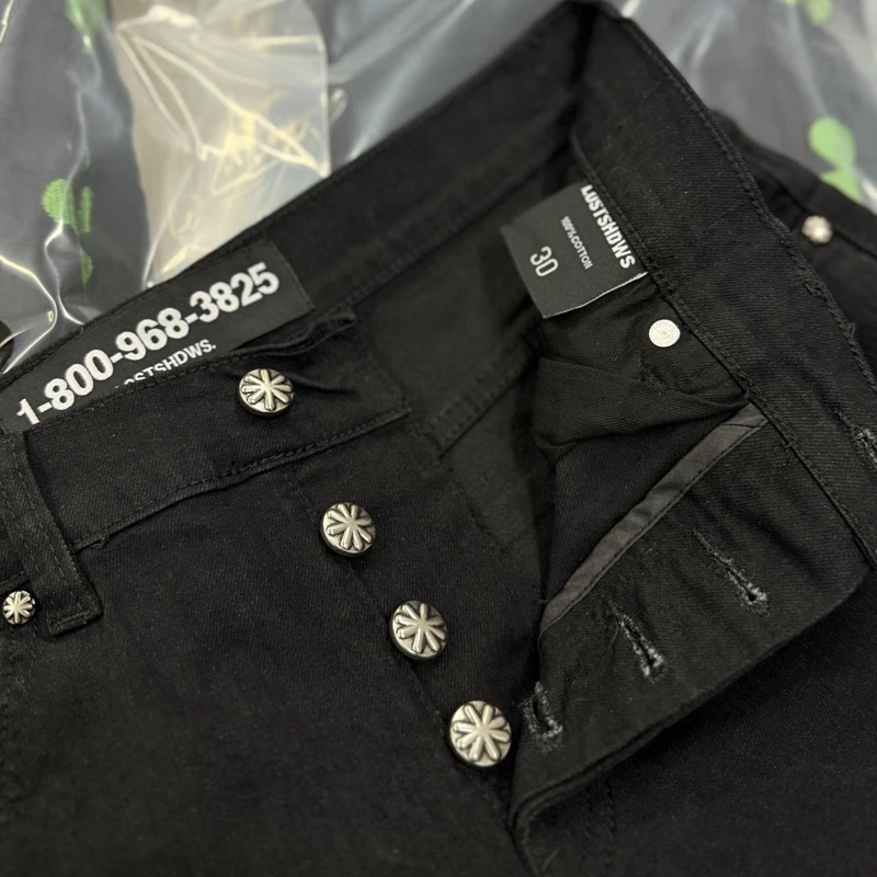 LOSTSHDWS JEANS Klassische Retro Casual männer frauen Stickerei Einfache Mode Hohe Qualität Lostshdws Denim Hosen