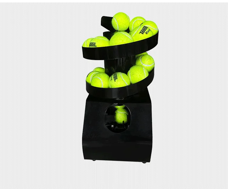 ミニステンレス製スポーツトレーニング機器 テニスボール投げ出し機 サービングテニスボールマシン