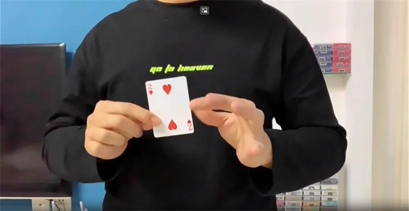 Flash 2 of Hearts by J.C Magic Tricks 2 Hearts Appearing On Blank Card Magia Close Up Street Illusions Gimmicks Mentalism Props