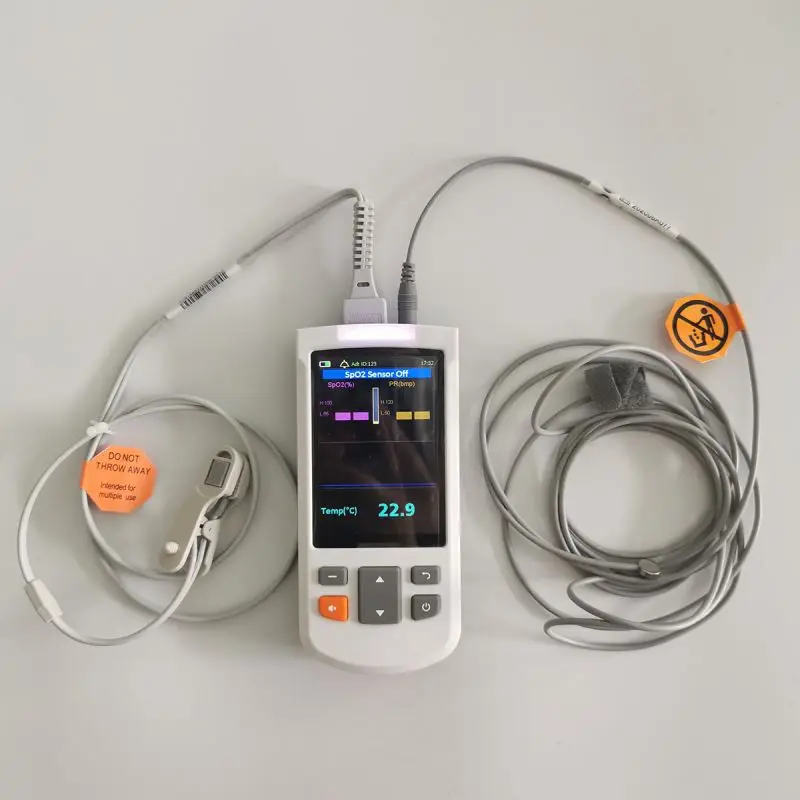 

Портативный ветеринарный мультипараметрический прибор для измерения SpO2, CO2, температуры для животных